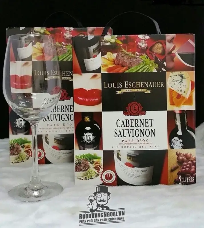 Vang Bịch Pháp LOUIS ESCHENAUER Cabernet Sauvignon 5L