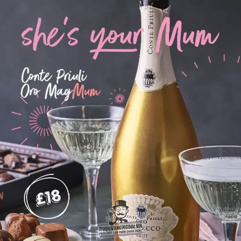 Giá vang no oro prosecco conte priuli brut cao cap