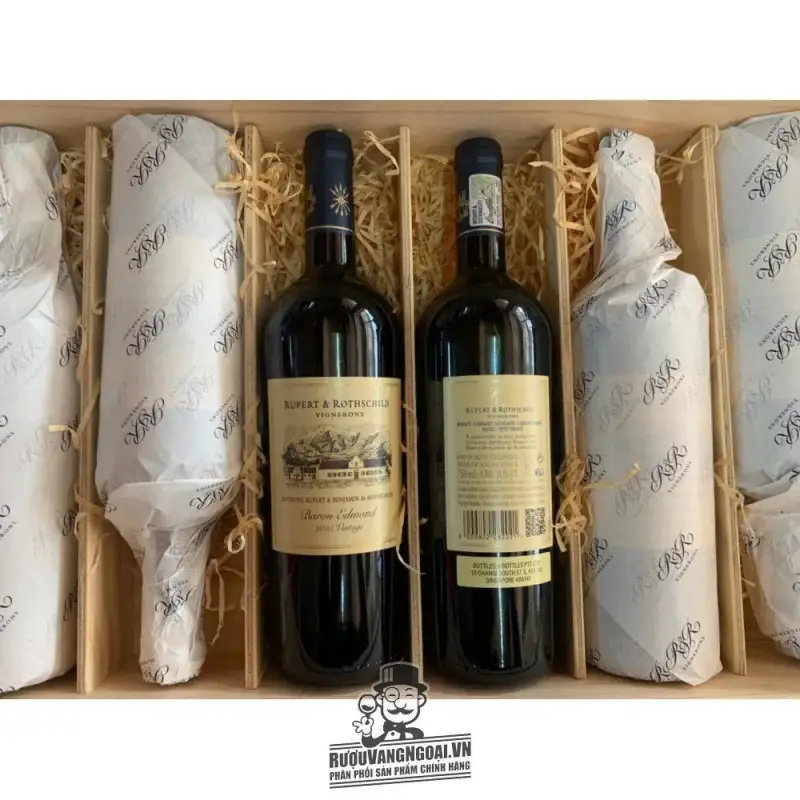 Địa chỉ bán ruou vang rupert rothschild baron edmond cao cap giá rẻ tại Sài Gòn