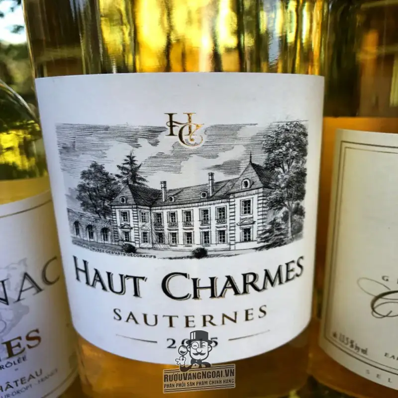 Địa chỉ bán vang phap haut charmes sauternes thuong hang giá rẻ tại Sài Gòn