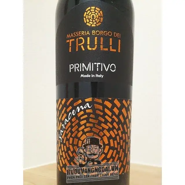 VANG Ý TRULLI PRIMITIVO SARACENA (NHÃN VÀNG)