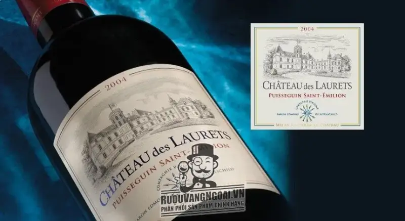 Vang Pháp Chateau Des Laurets Puisseguin Saint Emilion