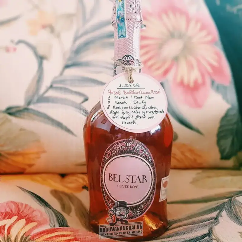Mua vang y belstar prosecco bisol cuvee rose brut veneto giá rẻ tại Sài Gòn