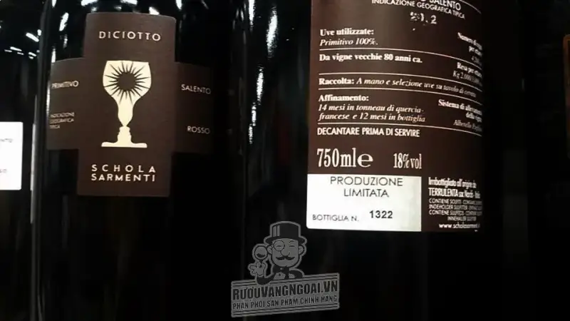 Káº¿t quáº£ hÃ¬nh áº£nh cho diciotto primitivo
