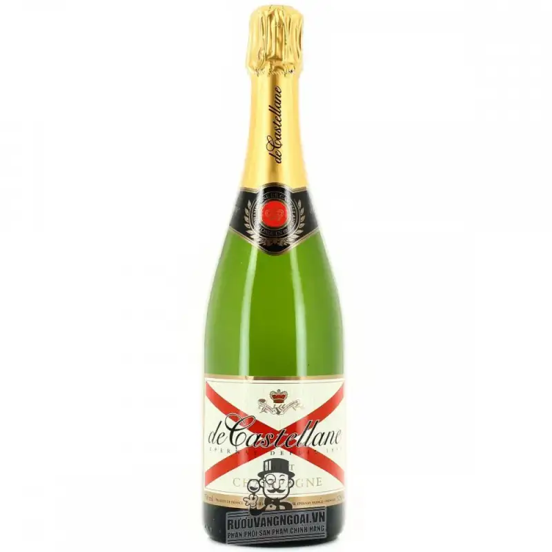Rượu Champagne Pháp de Castellane Brut thượng hạng