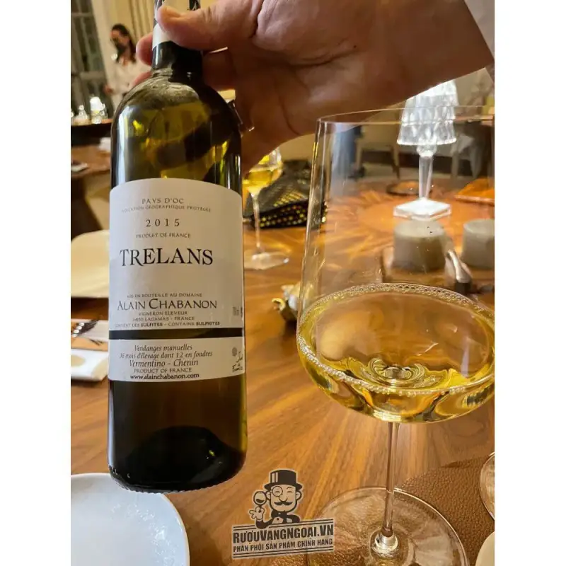 Mua vang phap trelans blanc alain chabanon giá rẻ tại Sài Gòn