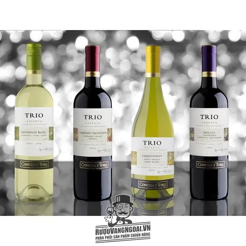 Vang trắng Chile Trio Sauvignon blanc