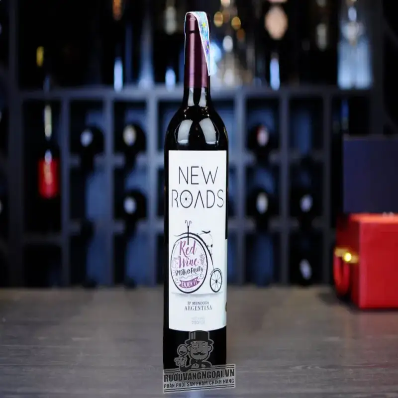 Giá ruou vang argentina new roads red wine xe dap