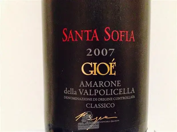 Vang Ý Santa Sofia Gioe Amarone Classico