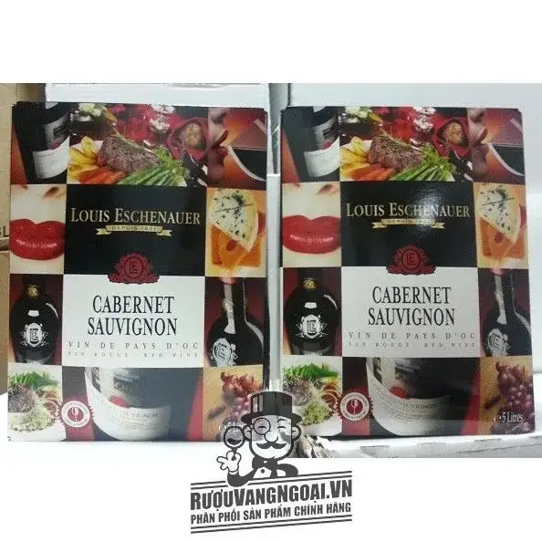 Vang Bịch Pháp LOUIS ESCHENAUER Cabernet Sauvignon 5L