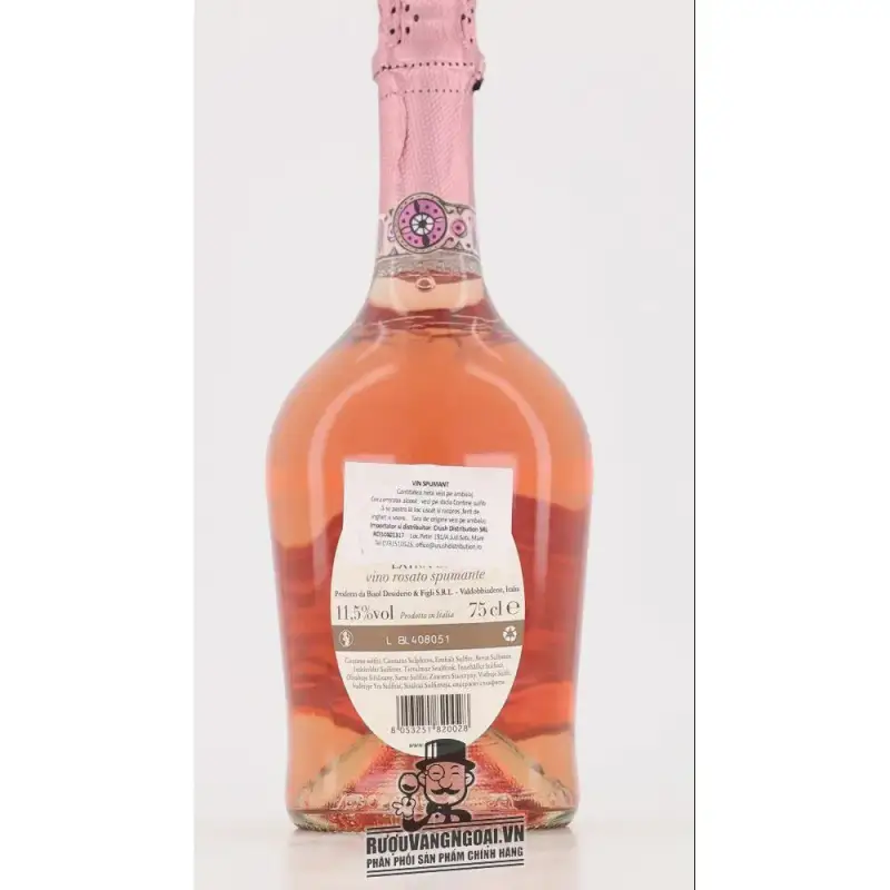 Vang Ý Belstar Prosecco Bisol Cuvee Rose Brut Veneto