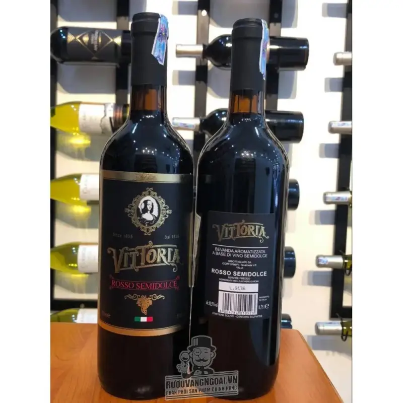 Rượu Vang Ngọt Ý LA VITTORIA ROSSO SEMIDOLCE