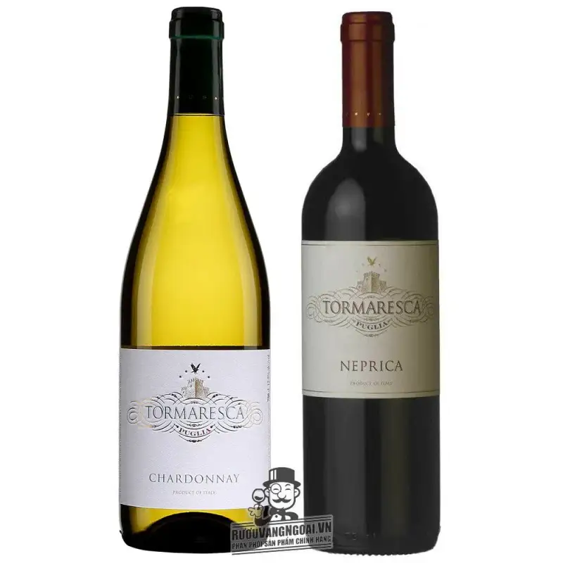 Vang Ý Tormaresca Neprica Chardonnay Puglia