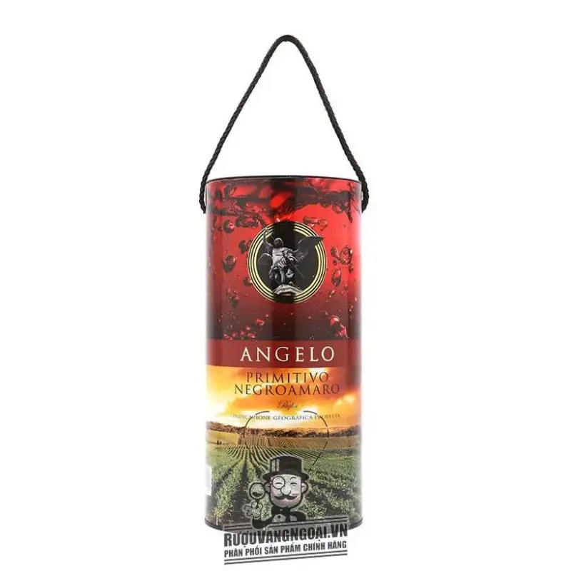 Vang Bịch Ý ANGELO PRIMITIVO NEGROAMARO 3L