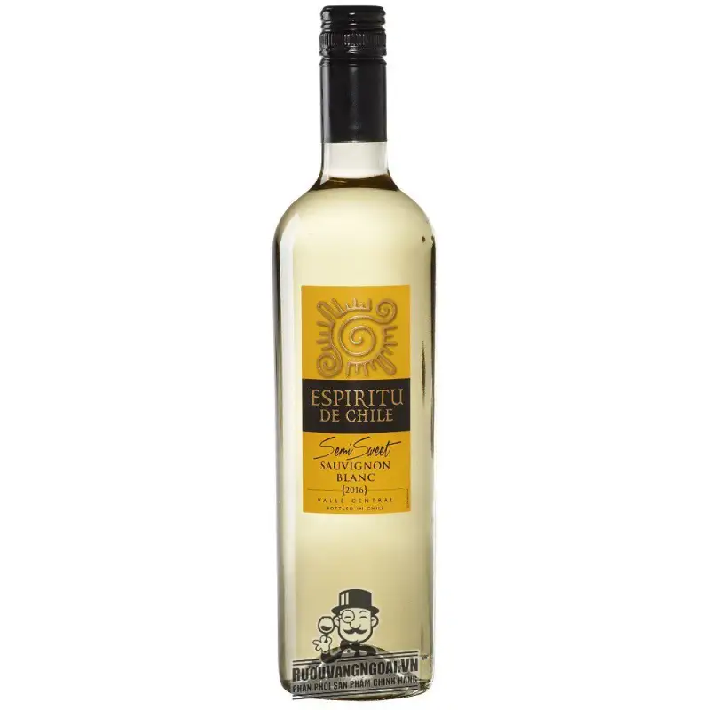 Vang Ngọt Trắng Espiritu De Chile Semi Sweet Sauvignon Blanc uống ngon