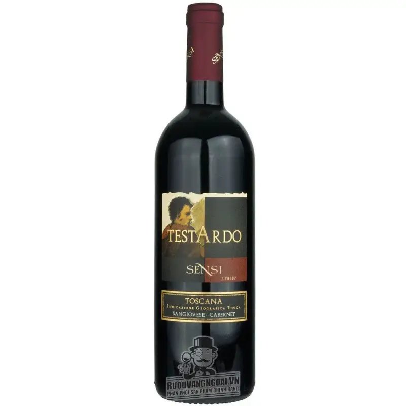 Vang Ý Testardo Sensi Toscana IGT Sangiovese Cabernet