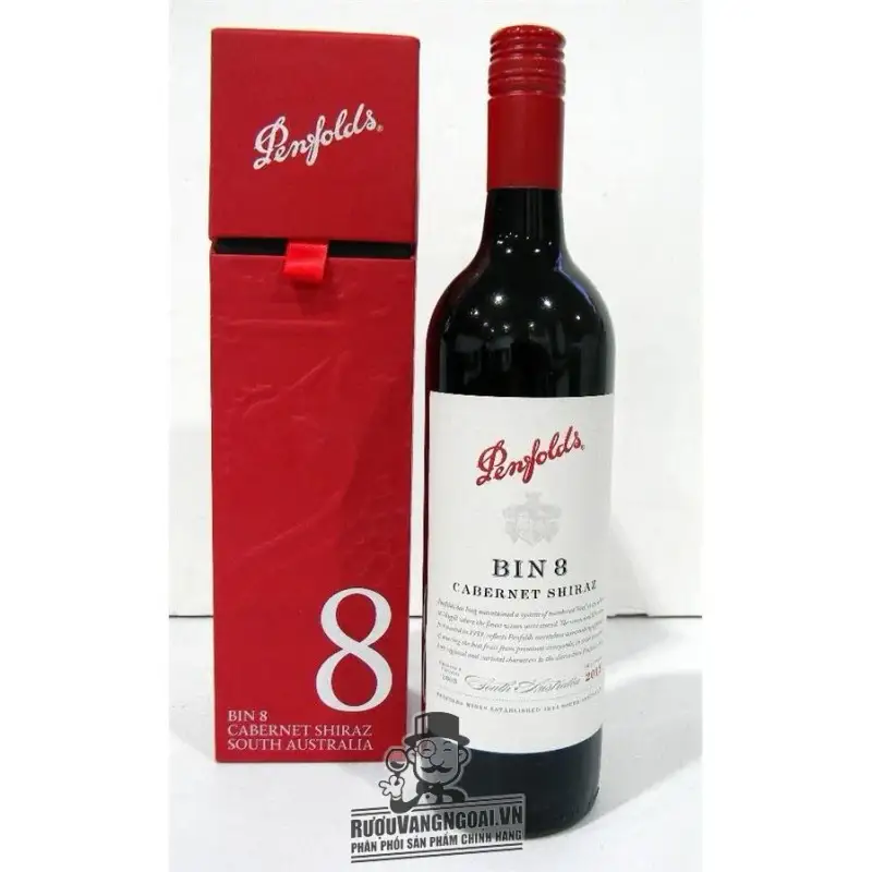 Rượu Vang Úc Penfolds Bin 8 Cabernet Shiraz
