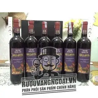 Vang Ngọt BELLAVITA SEMI DOLCE