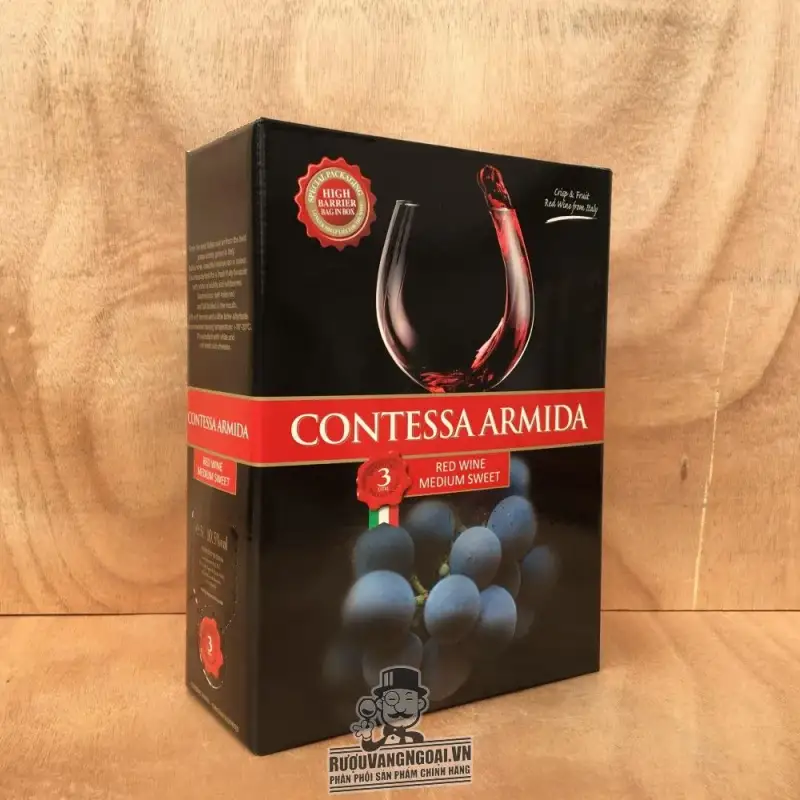 Vang Bịch Ngọt CONTESSA ARMIDA 3L