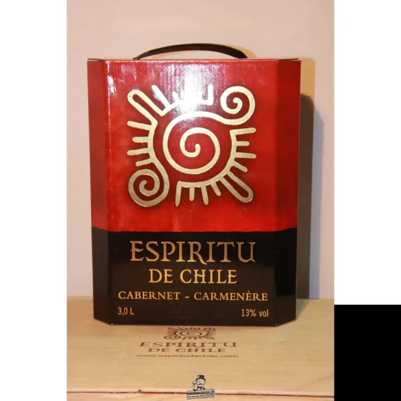 Vang bịch Chile mặt trời ESPIRITU DE CHILE 3 lít