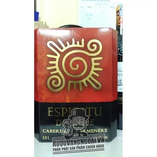 Vang bịch Chile mặt trời ESPIRITU DE CHILE 3 lít