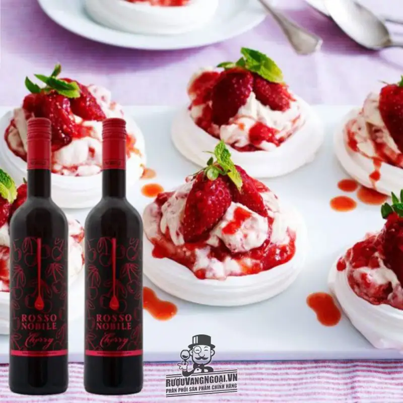 Giá ruou vang ngot rosso nobile cherry vi cherry hap dan