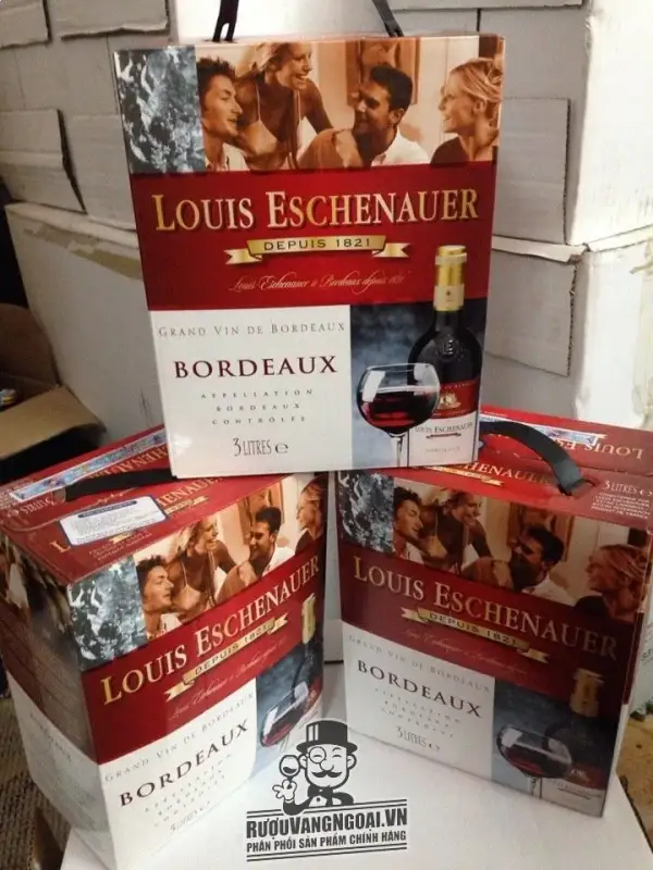 Vang Bịch Pháp LOUIS ESCHENAUER BORDEAUX 3LÍT