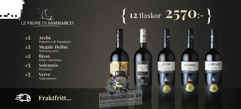 Vang Ý VERVE NEGROAMARO