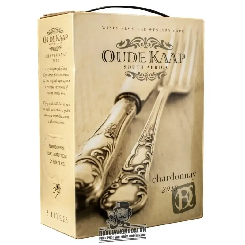 Vang bịch trắng Nam Phi Oude Kaap 3 lít