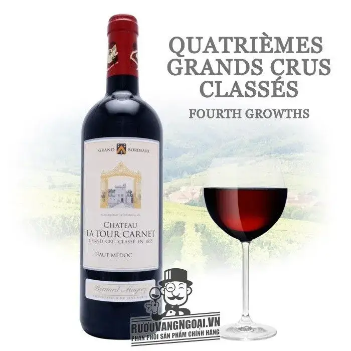 Vang Pháp Chateau La Tour Carnet Grand Cru Classe Margaux
