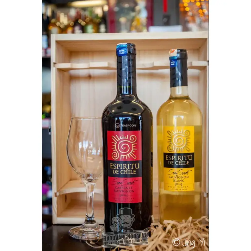 vang ngot trang espiritu de chile semi sweet sauvignon blanc giá bao nhiêu