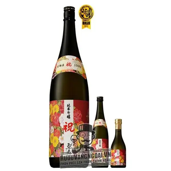Rượu Sake Junmai Ginjo Iwai 720ML