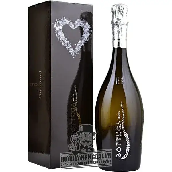 Rượu Sparkling Wine Bottega Diamond Vino Spumante Brut