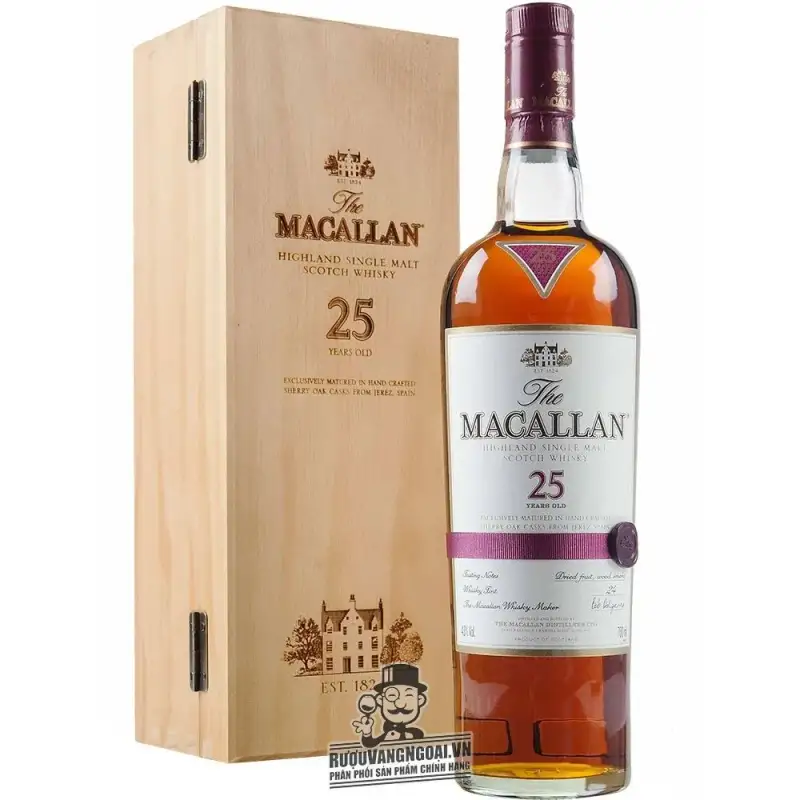 Rượu Macallan 25 Sherry Oak cao cấp