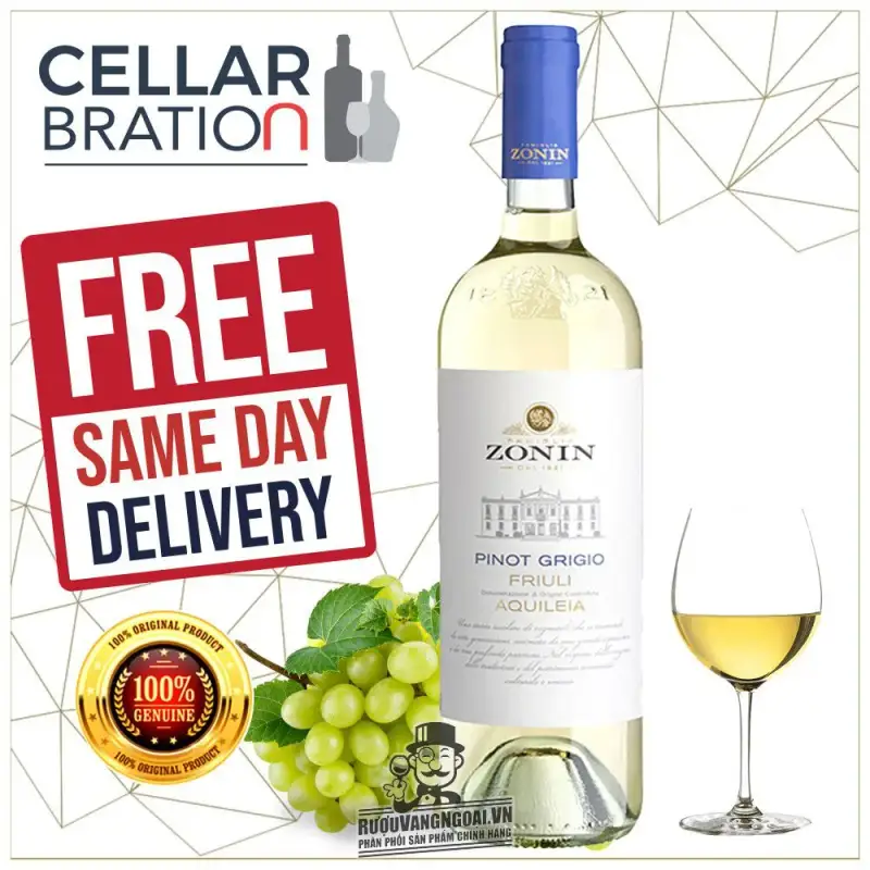 Mua vang y zonin classici pinot grigio friuli aquileia ở đâu giá rẻ nhất