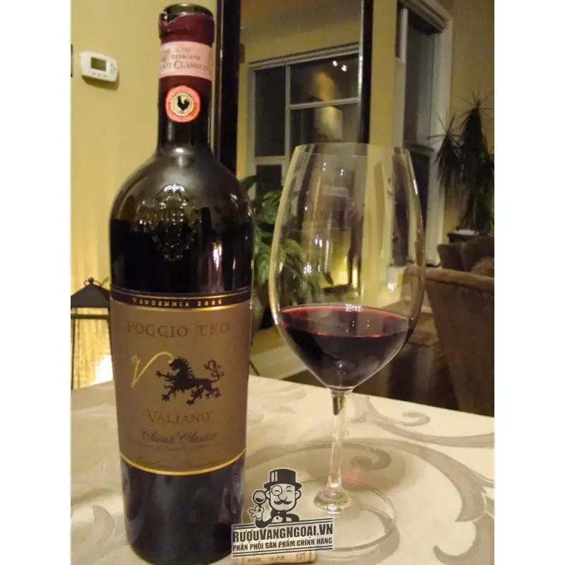 Vang Ý Valiano Poggio Teo Chianti Classico DOCG