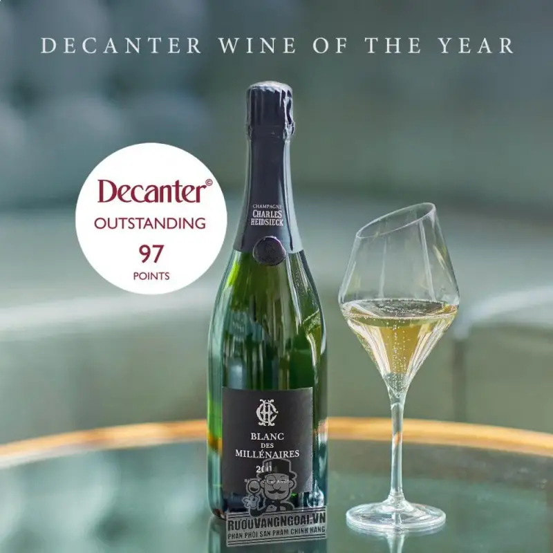Địa chỉ bán ruou champagne charles heidsieck blanc des millenaires giá rẻ tại Sài Gòn