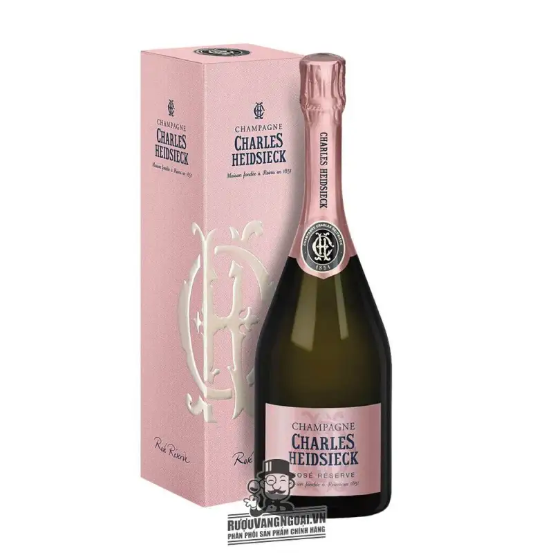 Giá champagne phap charles heidsieck brut rose reserve