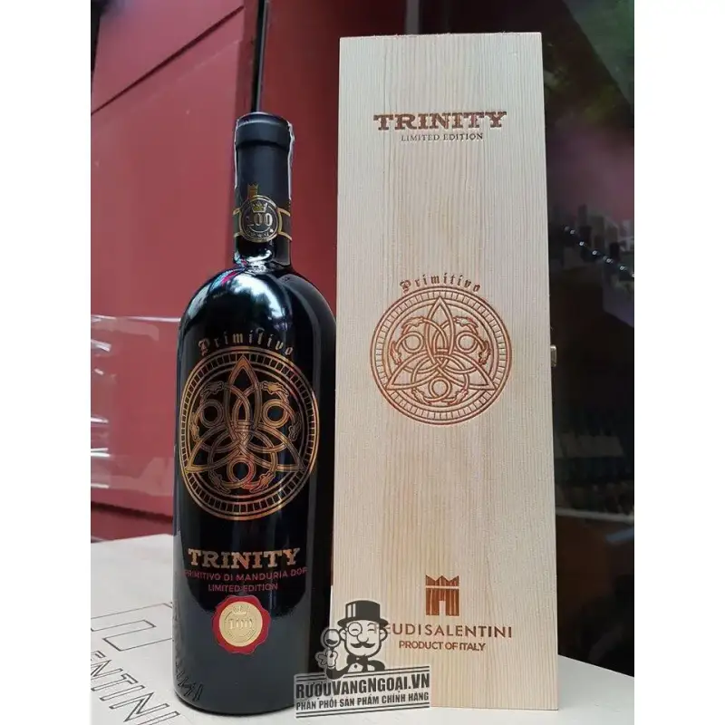 Vang Ý TRINITY PRIMITIVO 18.5 độ