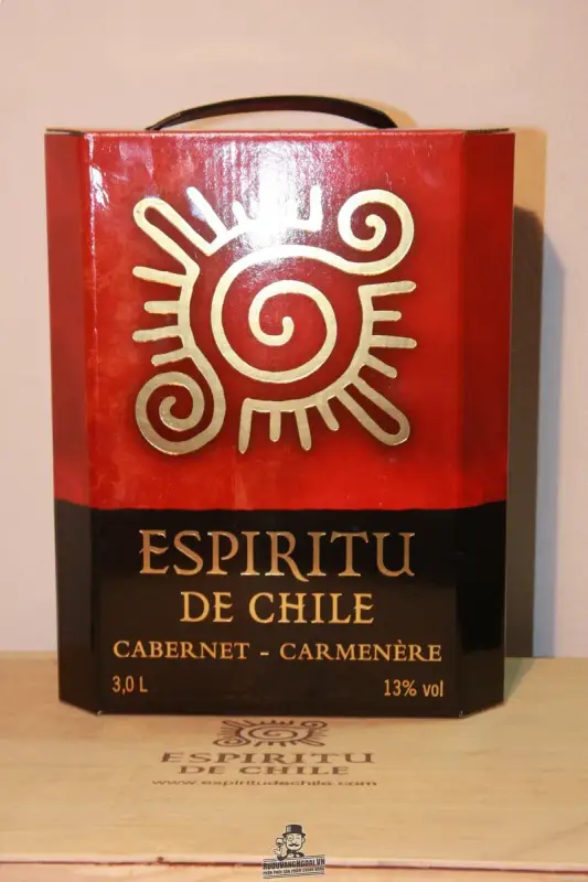 Vang bịch Chile mặt trời ESPIRITU DE CHILE 3 lít