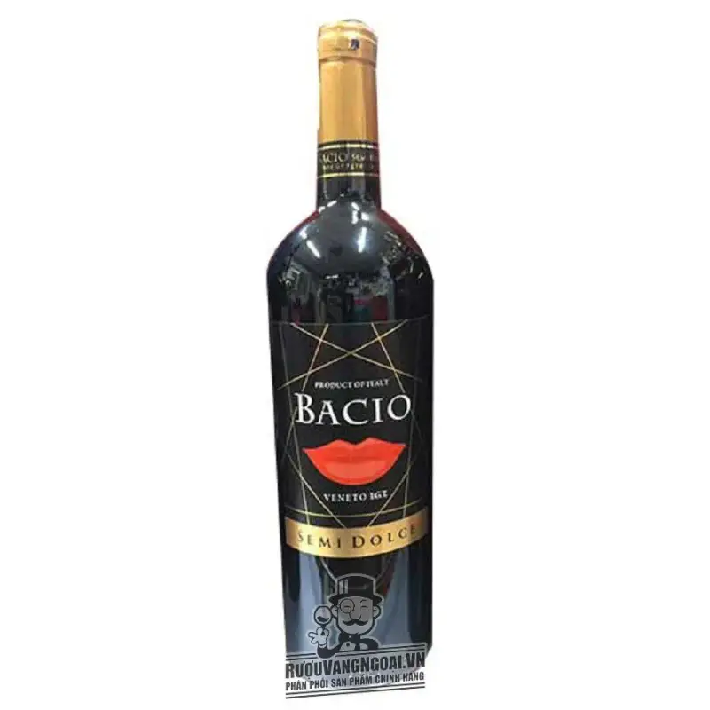 Rượu Vang Ngọt BACIO SEMI DOLCE uống ngon