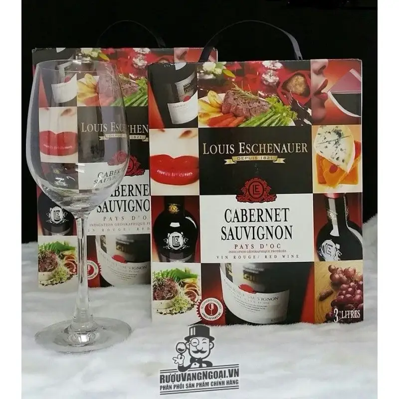 Vang Bịch Pháp LOUIS ESCHENAUER Cabernet Sauvignon 5L