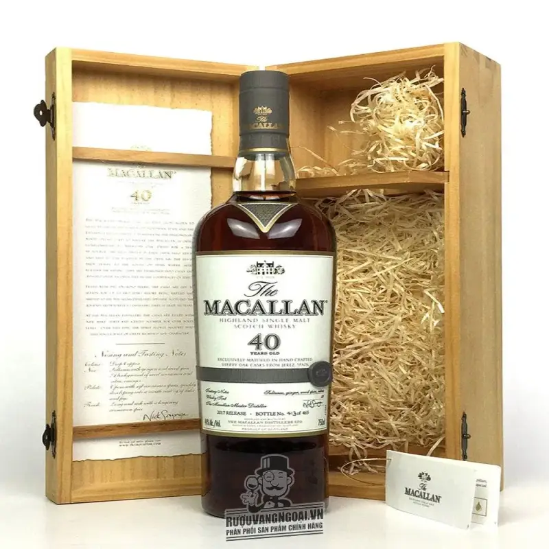 Giá gia ruou macallan sherry oak