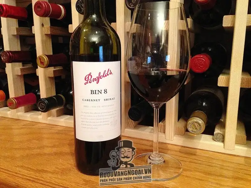Rượu Vang Úc Penfolds Bin 8 Cabernet Shiraz