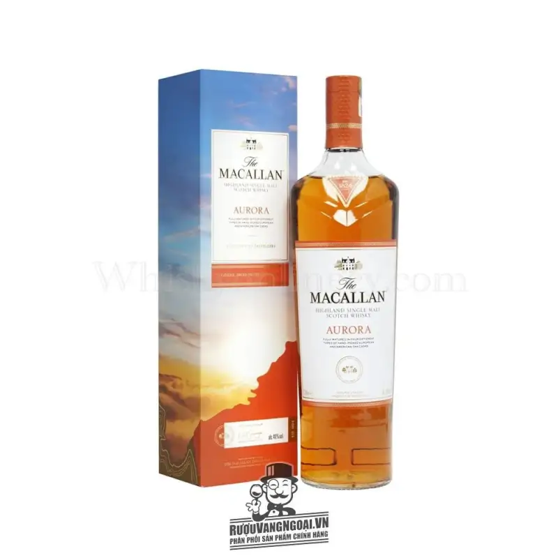Rượu Macallan Aurora chai 1 lít cao cấp