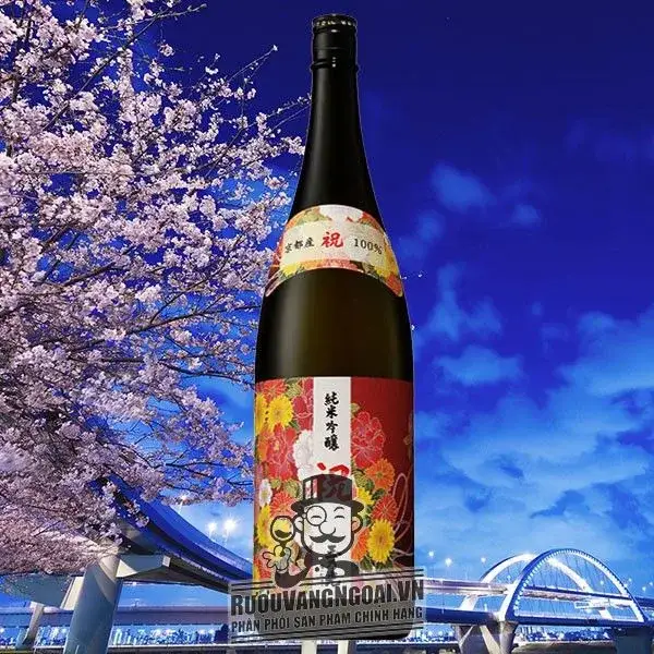 Rượu Sake Junmai Ginjo Iwai 720ML