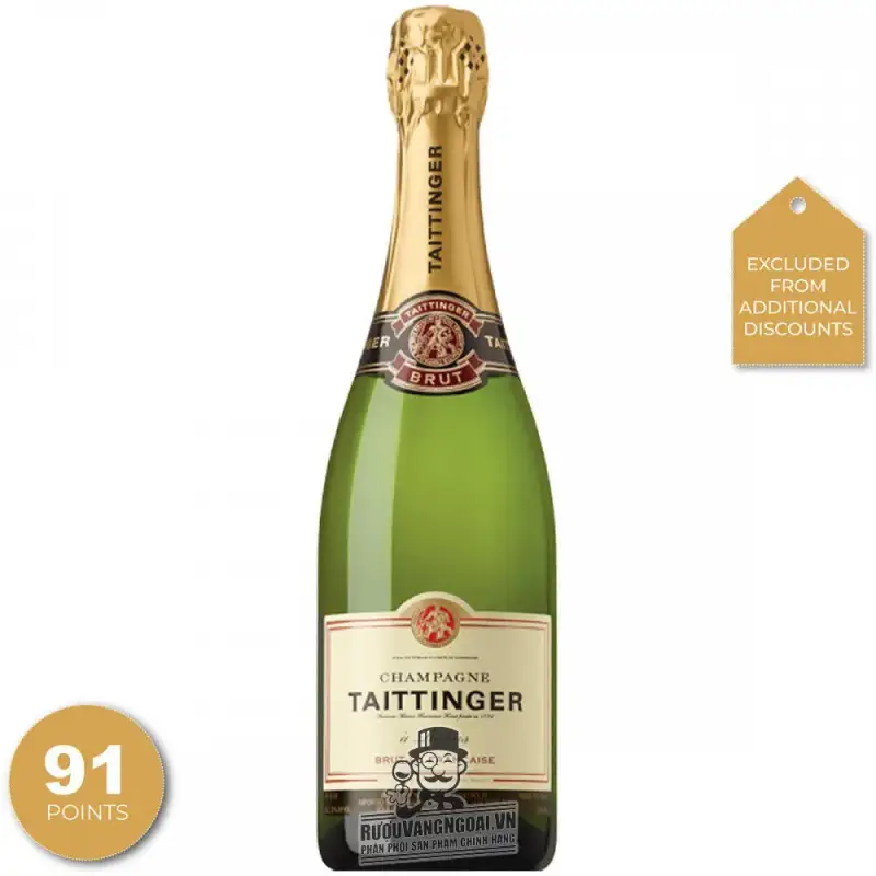 Giá ruou champagne taittinger brut reserve