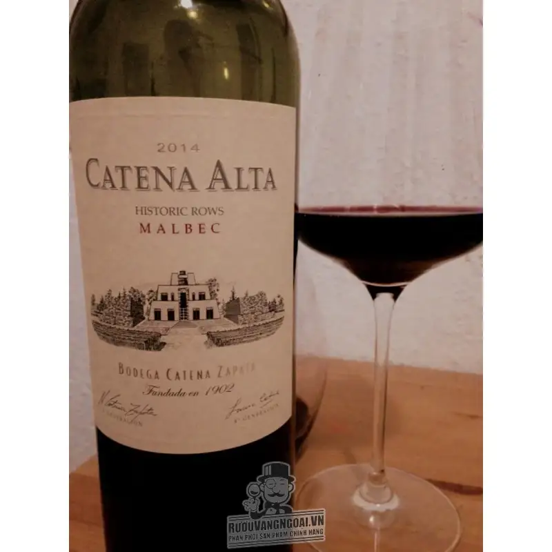 Vang Argentina Catena Alta Cabernet Sauvignon - Malbec