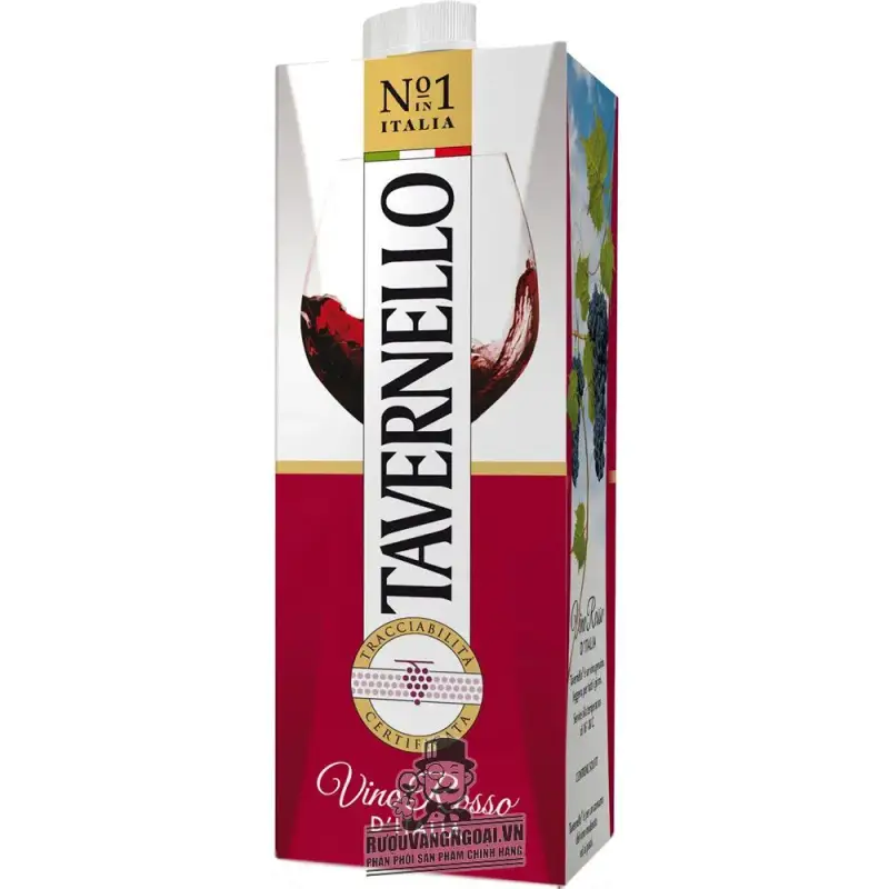 Giá vang y tavernello vino rosso d italia bich l