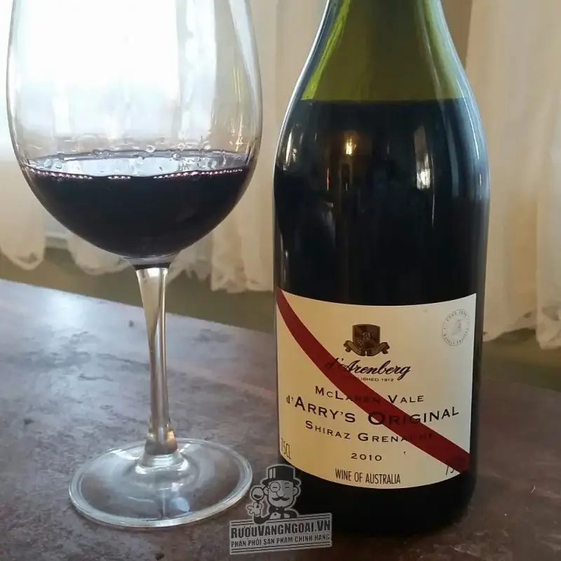 Mua ruou vang d arry s original shiraz grenache chiet khau cao giá rẻ tại Sài Gòn